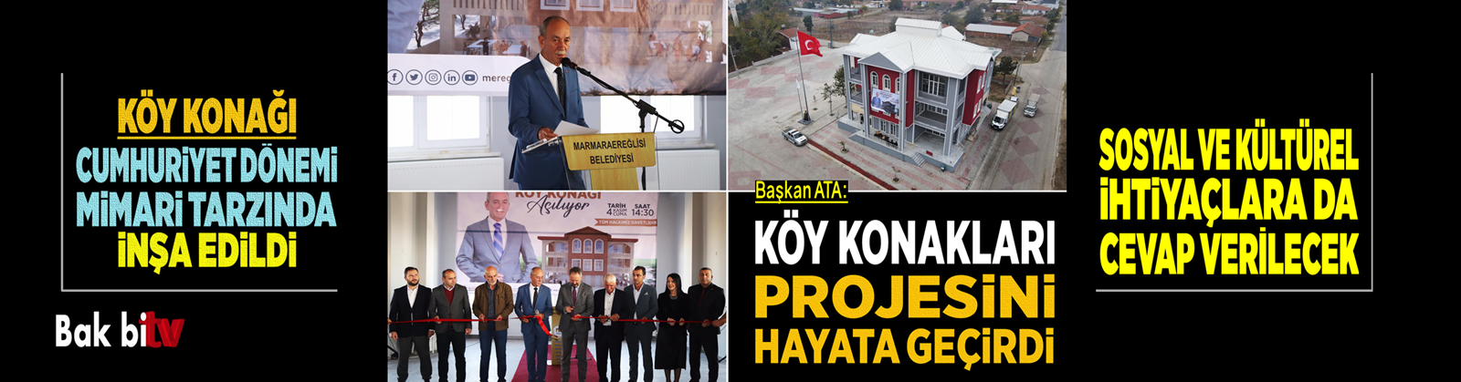 ATA, KÖY KONAKLARI PROJESİNİ HAYATA GEÇİRDİ