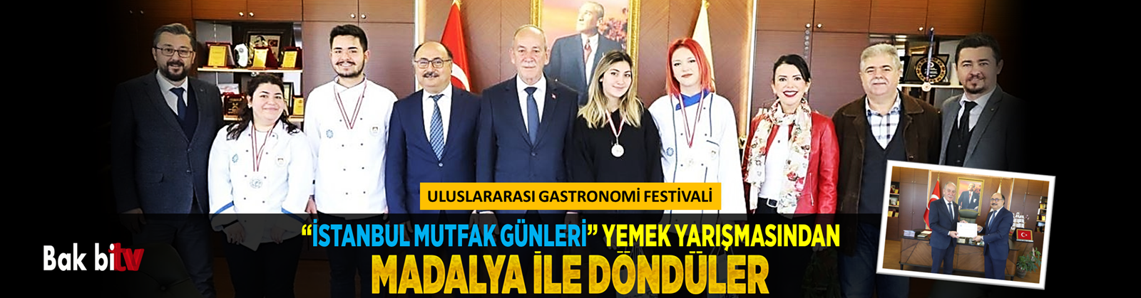 ULUSLARARASI GASTRONOMİ FESTİVALİ’NDEN MARMARAEREĞLİSİ’NE MADALYALARLA DÖNDÜLER