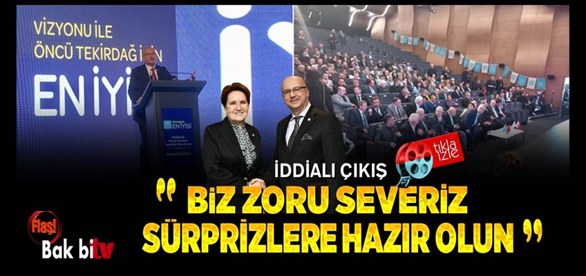 İYİ PARTİ TEKİRDAĞ BÜYÜKŞEHİR BELEDİYE BAŞKAN ADAYI ATASEVER, PROJE TANITIM LANSMANINI GERÇEKLEŞTİRDİ