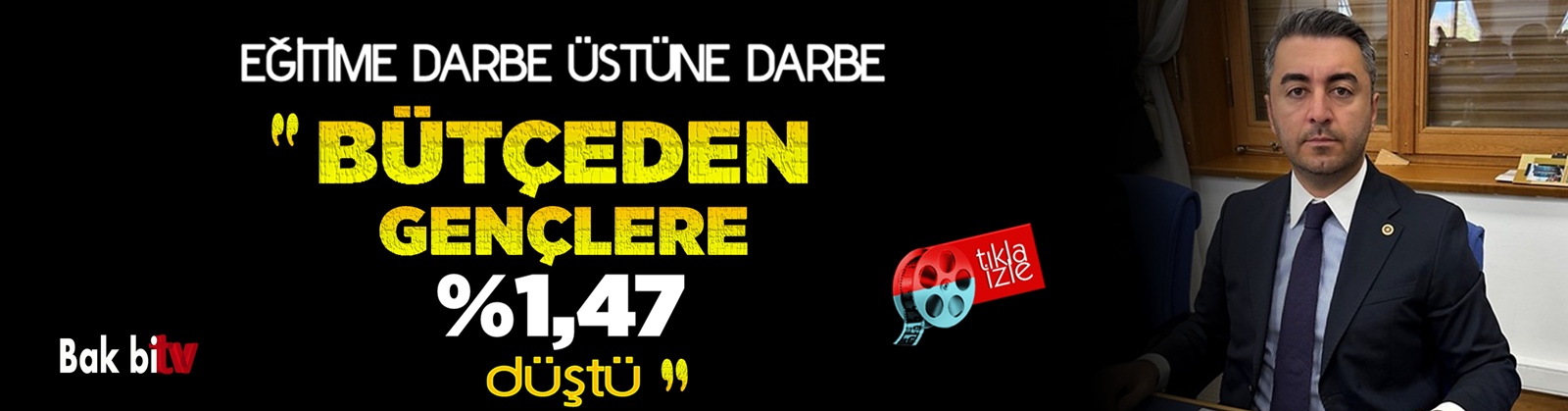 CHP’Lİ AVŞAR; “KOCA BÜTÇEDEN GENÇLERE %1,47 DÜŞTÜ.”