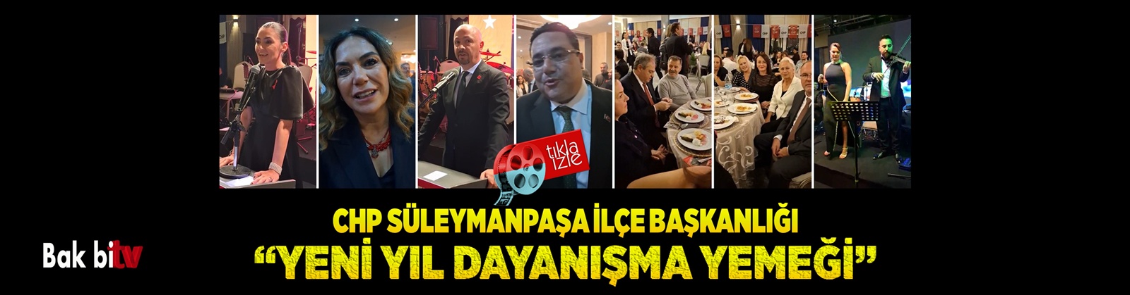 CHP SÜLEYMANPAŞA İLÇE BAŞKANLIĞI “YENİ YIL DAYANIŞMA YEMEĞİ” 