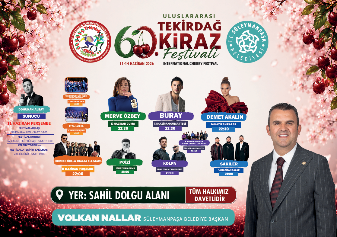 60. ULUSLARARASI KİRAZ FESTİVALİ
